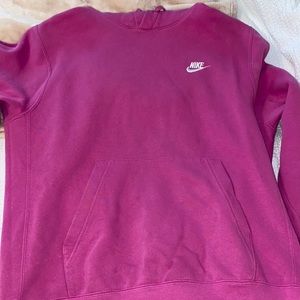 Pink nike hoodie